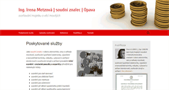 Desktop Screenshot of metzova.cz