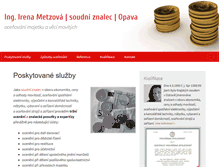 Tablet Screenshot of metzova.cz